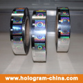 Silver Laser Roll holográfica estampación en caliente